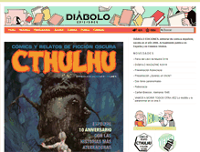 Tablet Screenshot of diaboloediciones.com